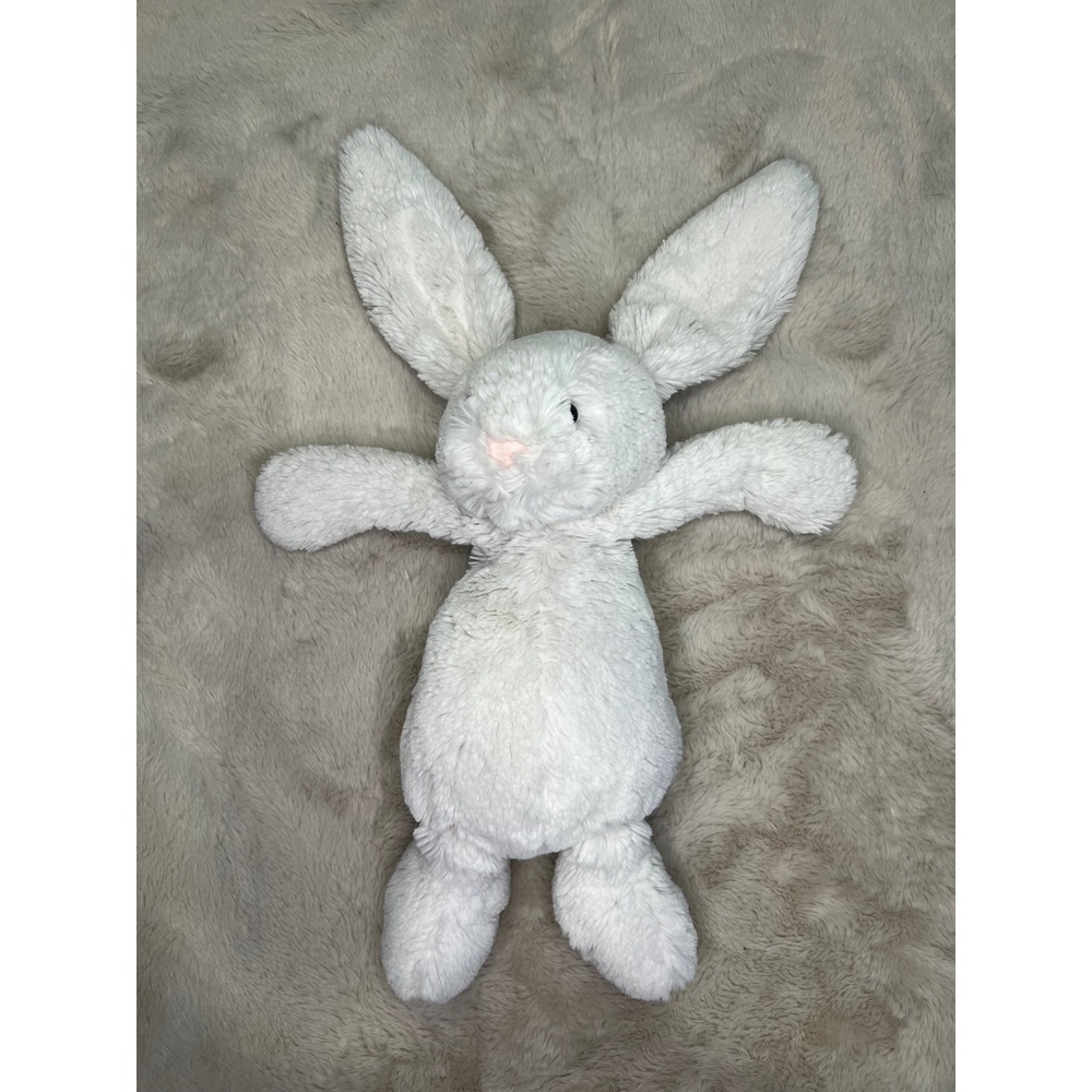 Jellycat Bashful Bunny Plush Stuffed Animal Long Ear Cream White Medium